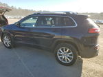 2015 Jeep Cherokee Limited Blue vin: 1C4PJMDS4FW646551