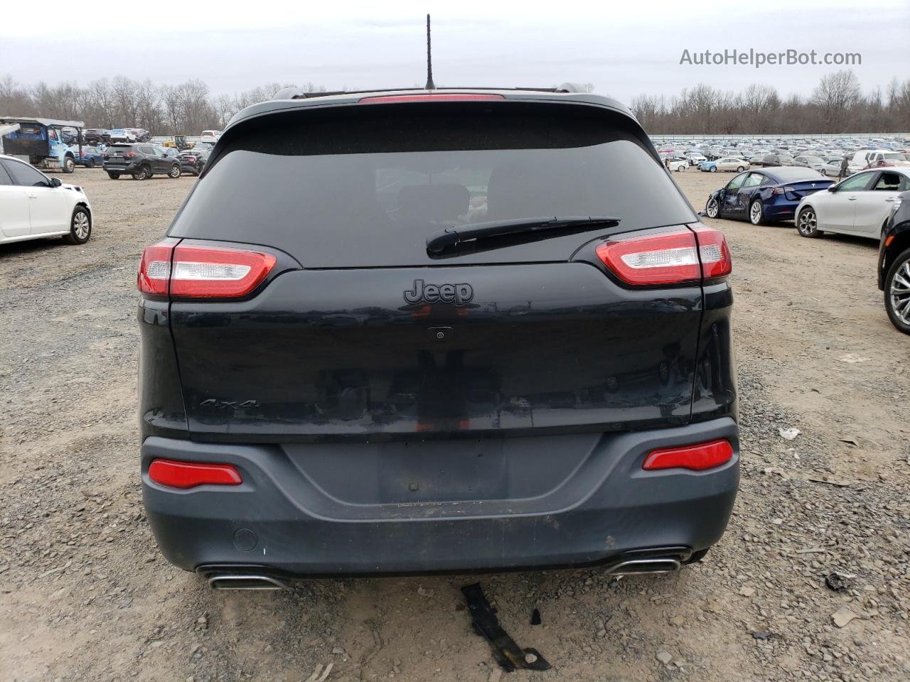 2016 Jeep Cherokee Limited Black vin: 1C4PJMDS4GW323392