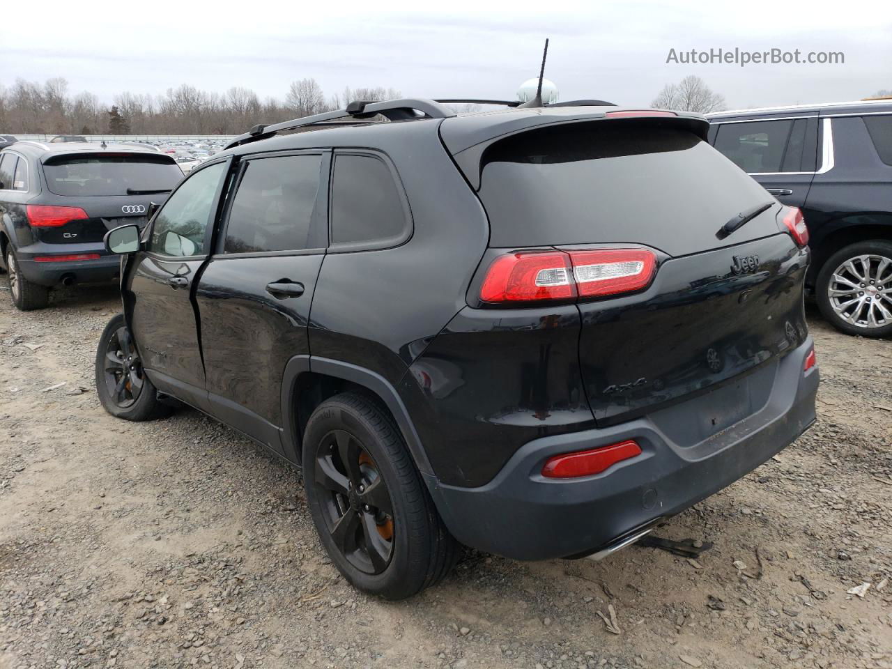 2016 Jeep Cherokee Limited Black vin: 1C4PJMDS4GW323392