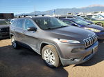 2015 Jeep Cherokee Limited Gray vin: 1C4PJMDS5FW682507