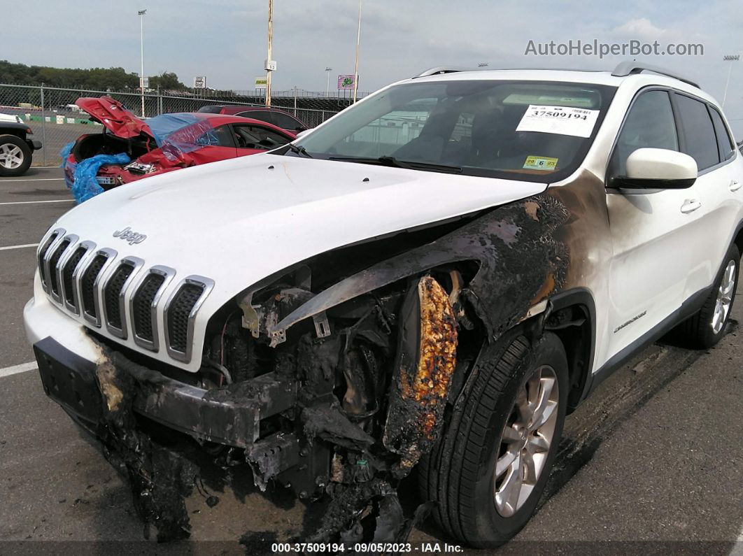 2014 Jeep Cherokee Limited White vin: 1C4PJMDS6EW246845