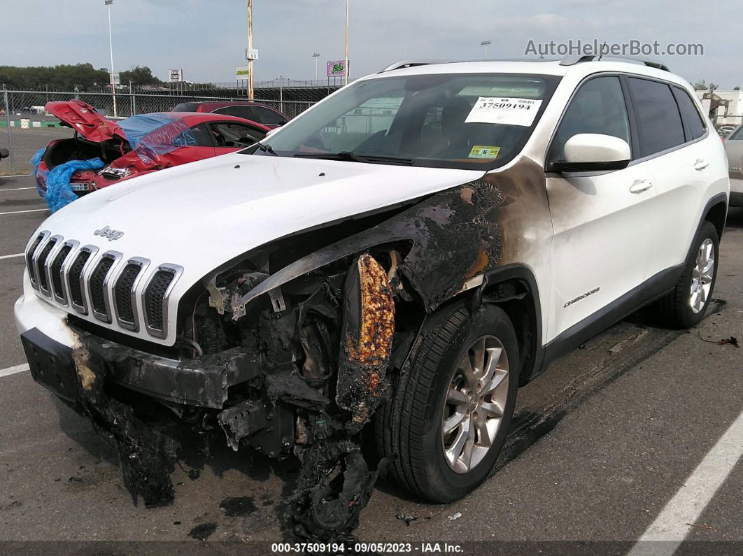 2014 Jeep Cherokee Limited White vin: 1C4PJMDS6EW246845