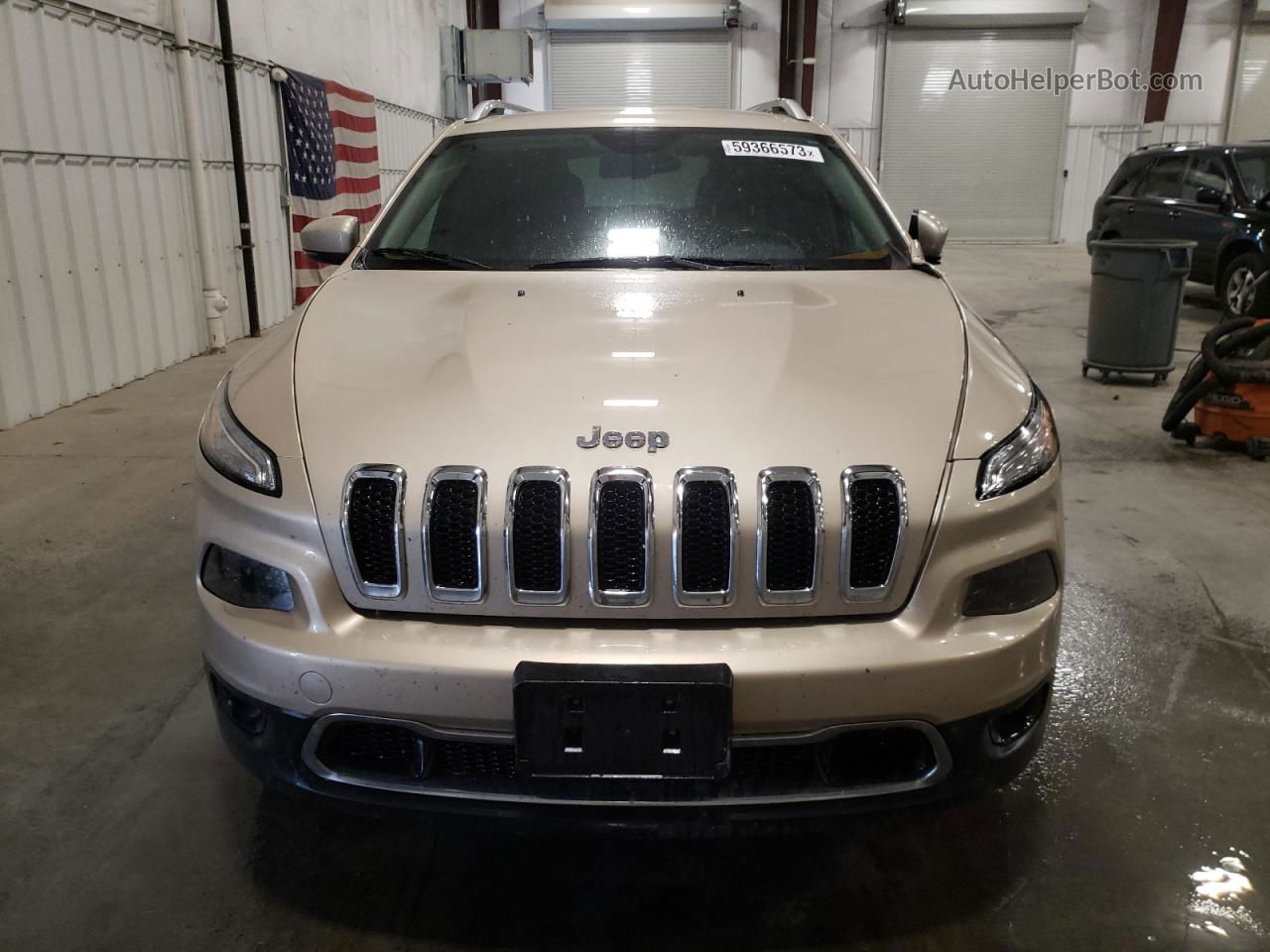 2014 Jeep Cherokee Limited Желто-коричневый vin: 1C4PJMDS6EW296726