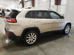 2014 Jeep Cherokee Limited Желто-коричневый vin: 1C4PJMDS6EW296726