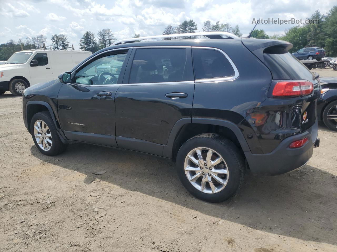 2014 Jeep Cherokee Limited Black vin: 1C4PJMDS6EW308955