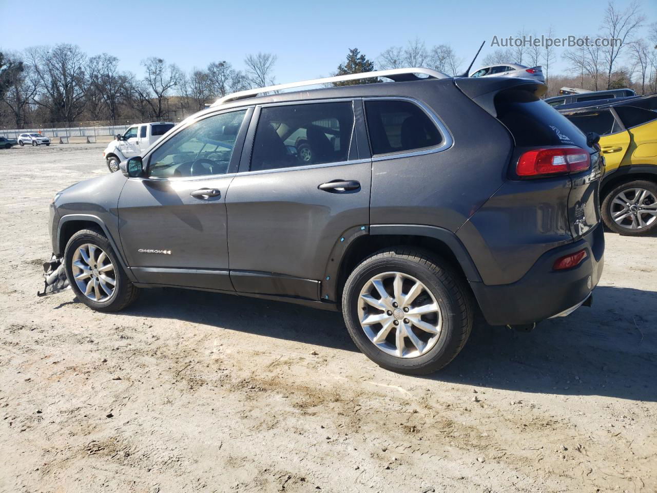 2015 Jeep Cherokee Limited Charcoal vin: 1C4PJMDS6FW613485