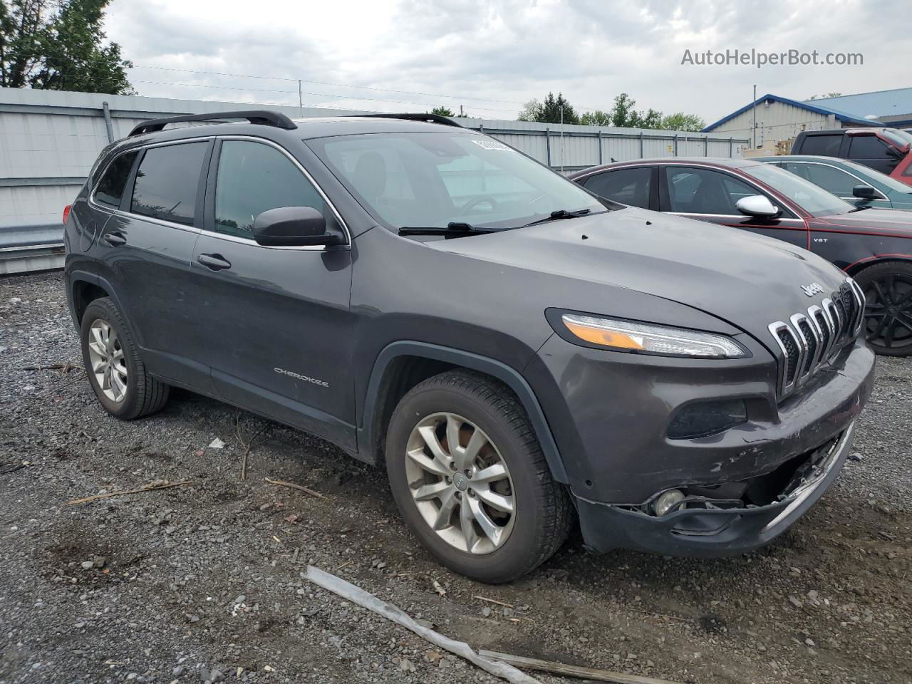 2015 Jeep Cherokee Limited Угольный vin: 1C4PJMDS6FW614152