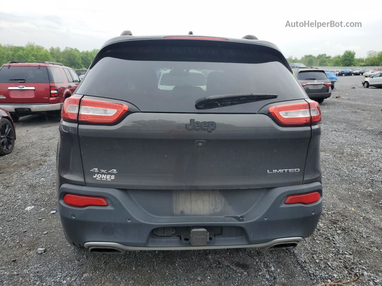 2015 Jeep Cherokee Limited Угольный vin: 1C4PJMDS6FW614152