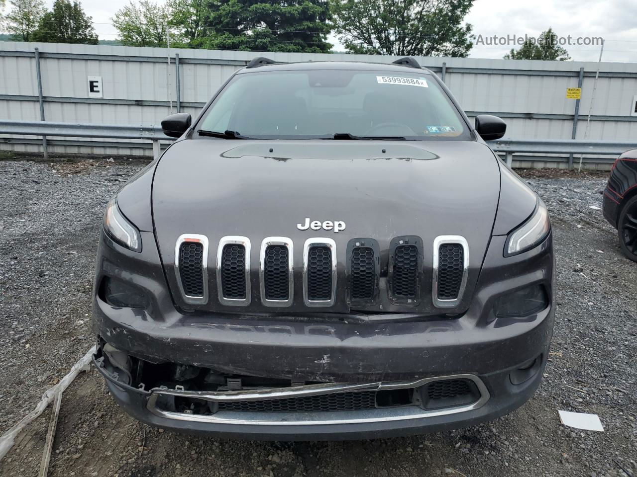 2015 Jeep Cherokee Limited Угольный vin: 1C4PJMDS6FW614152