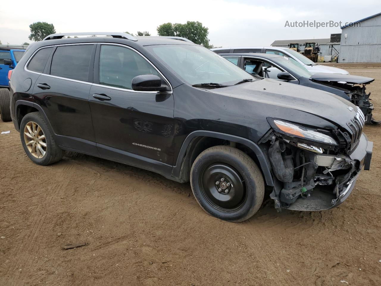 2016 Jeep Cherokee Limited Черный vin: 1C4PJMDS6GW104613