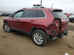 2016 Jeep Cherokee Limited Красный vin: 1C4PJMDS6GW279654