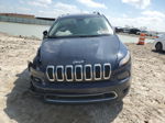 2014 Jeep Cherokee Limited Blue vin: 1C4PJMDS7EW185067