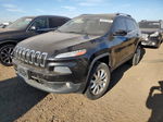 2014 Jeep Cherokee Limited Black vin: 1C4PJMDS7EW222733