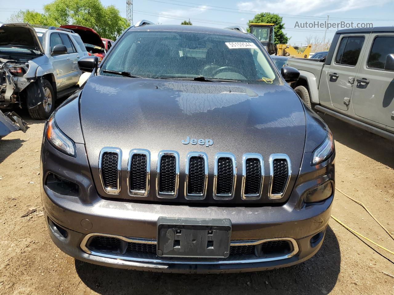 2015 Jeep Cherokee Limited Gray vin: 1C4PJMDS7FW511807