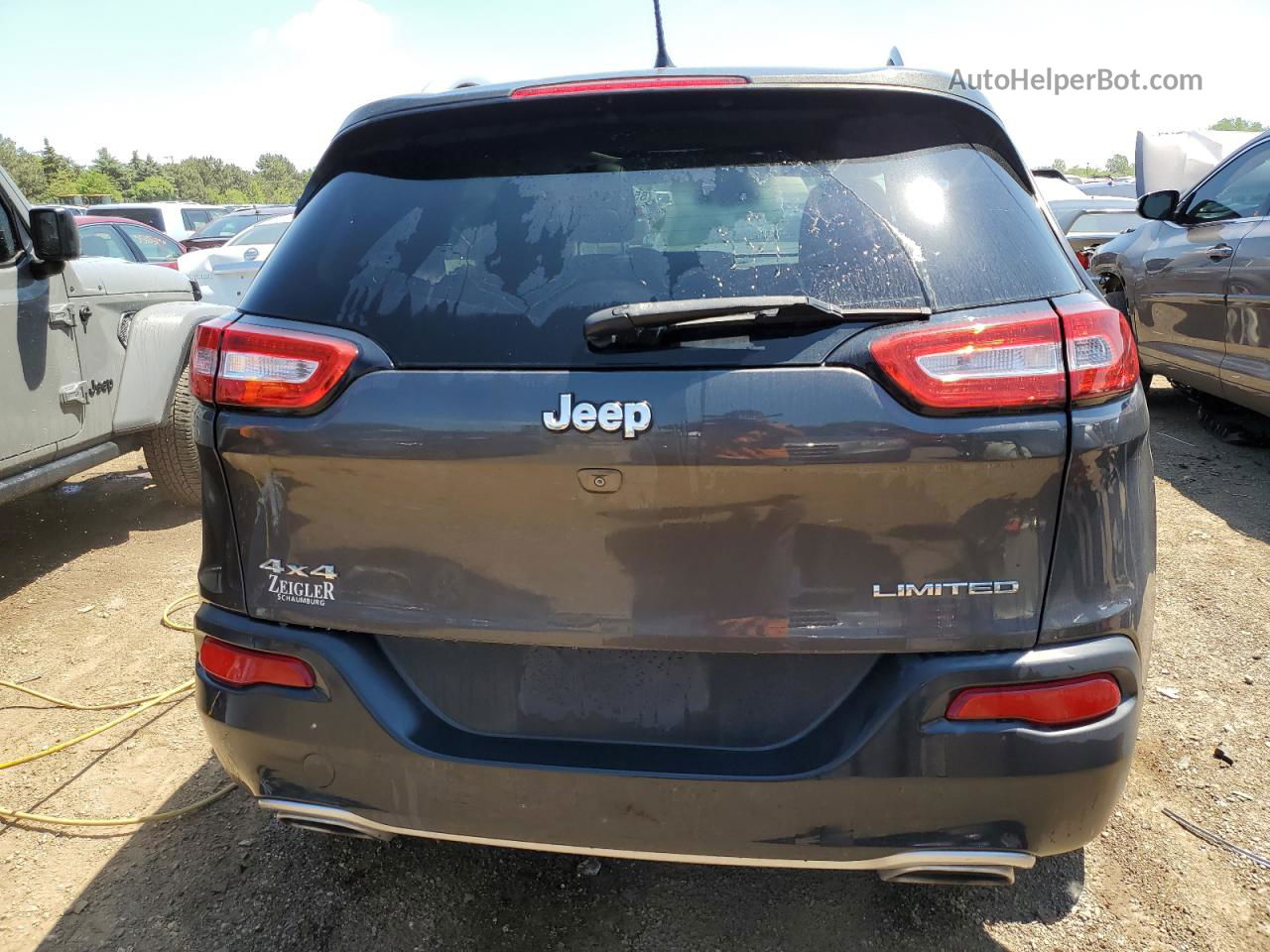 2015 Jeep Cherokee Limited Gray vin: 1C4PJMDS7FW511807