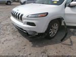 2016 Jeep Cherokee Limited White vin: 1C4PJMDS7GW252401