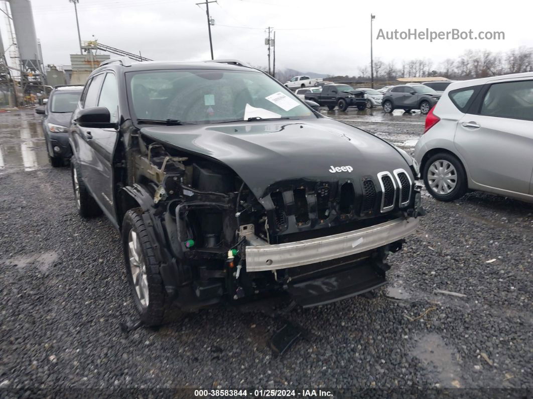 2014 Jeep Cherokee Limited Black vin: 1C4PJMDS8EW183439