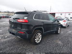 2014 Jeep Cherokee Limited Black vin: 1C4PJMDS8EW183439