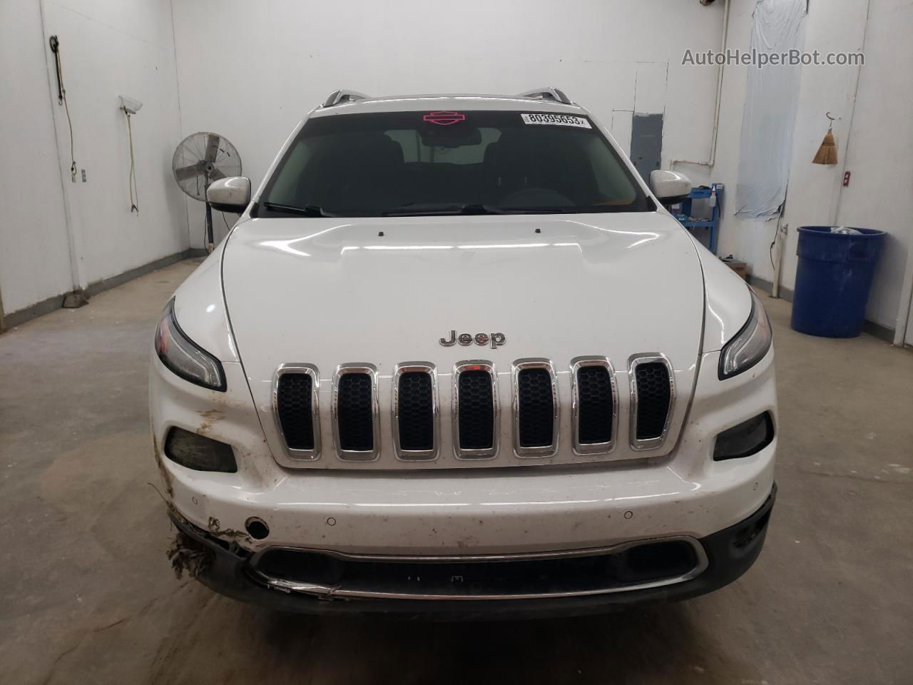 2014 Jeep Cherokee Limited Белый vin: 1C4PJMDS8EW210784