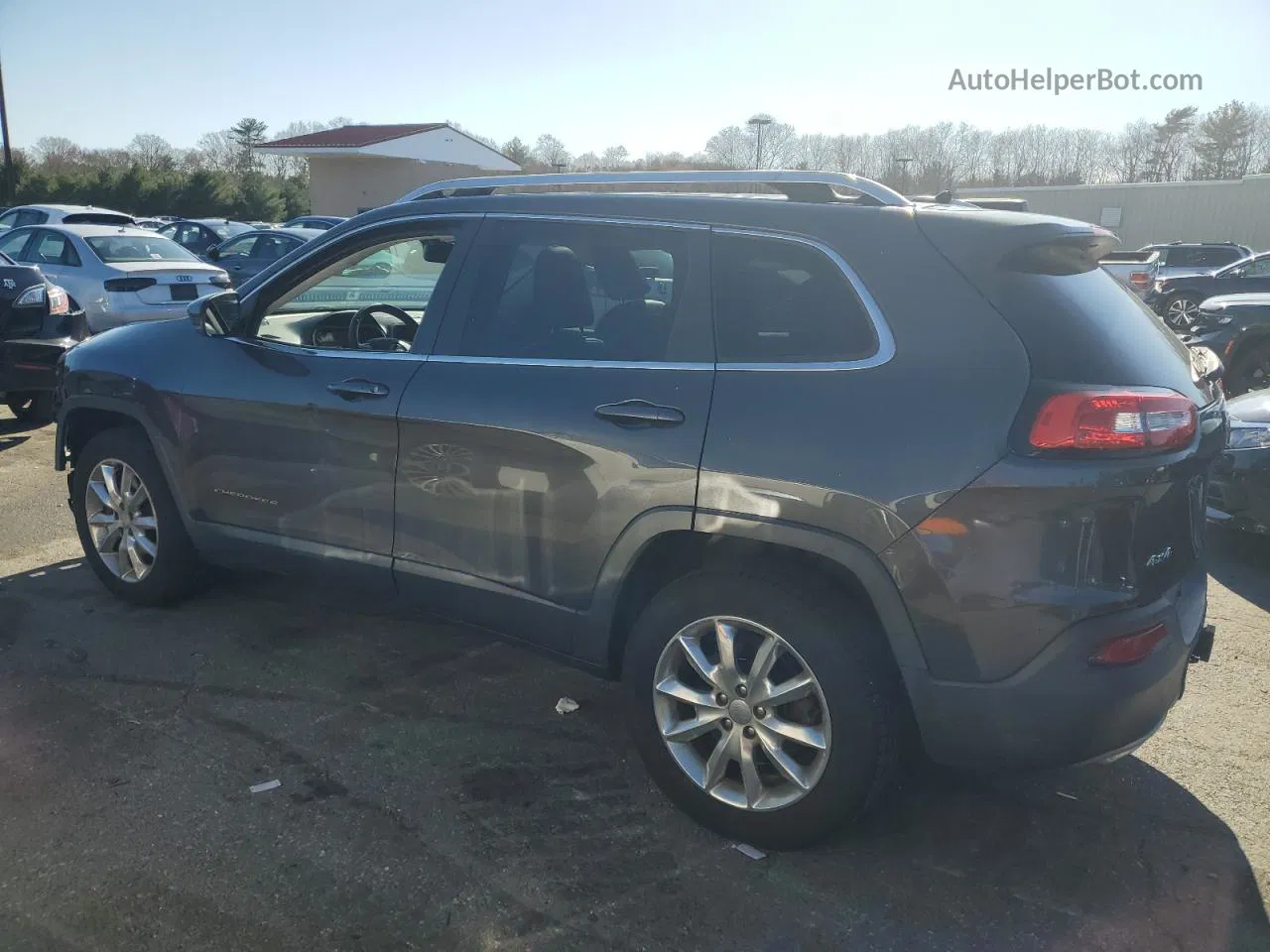 2015 Jeep Cherokee Limited Gray vin: 1C4PJMDS8FW588797