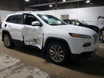 2015 Jeep Cherokee Limited White vin: 1C4PJMDS8FW609955