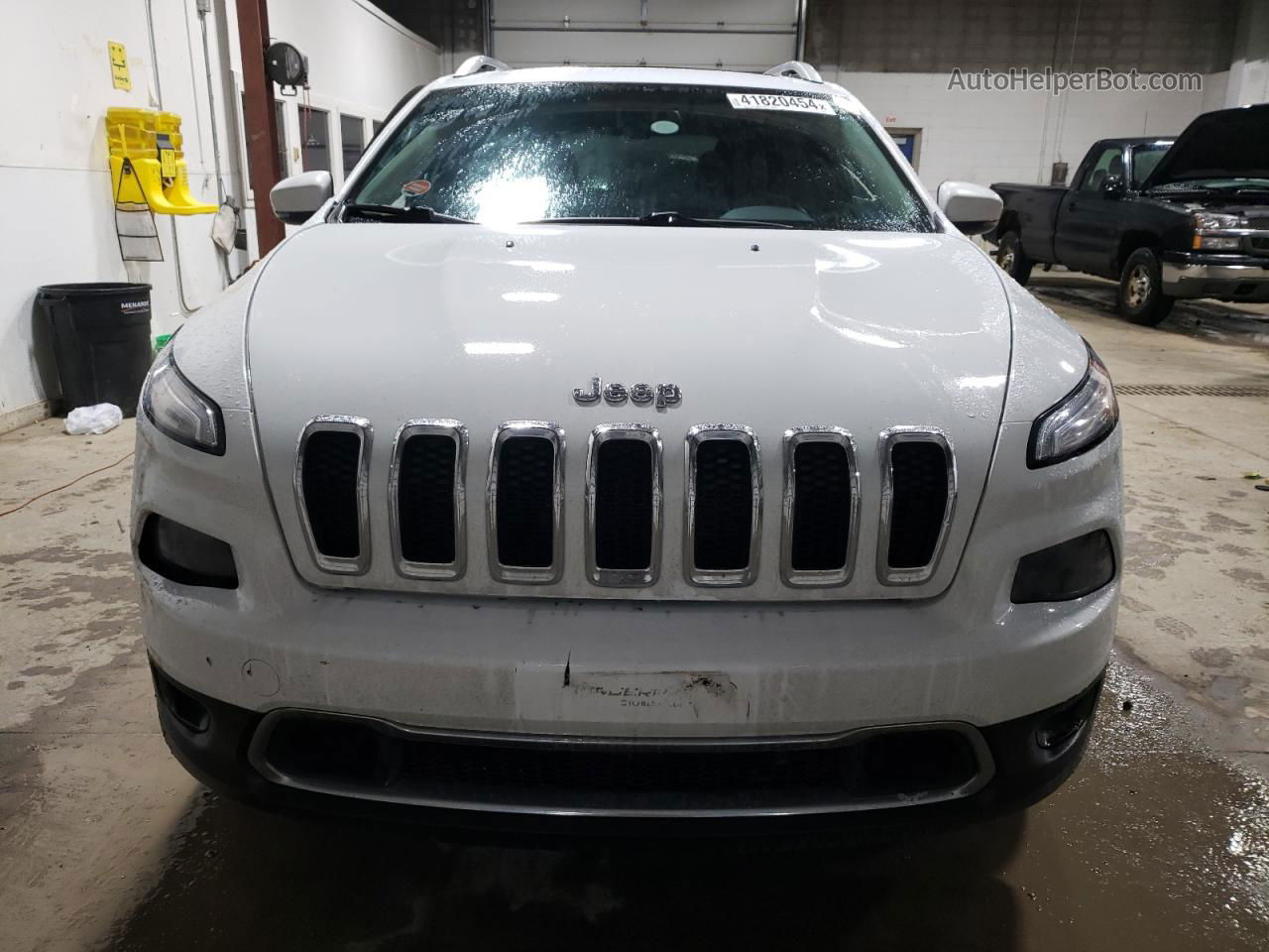 2015 Jeep Cherokee Limited White vin: 1C4PJMDS8FW609955