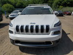 2015 Jeep Cherokee Limited White vin: 1C4PJMDS8FW676068