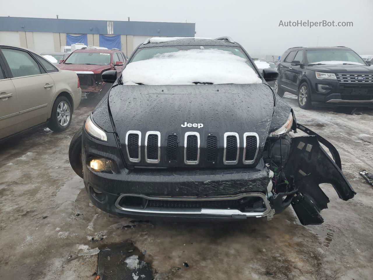 2016 Jeep Cherokee Limited Black vin: 1C4PJMDS8GW140206