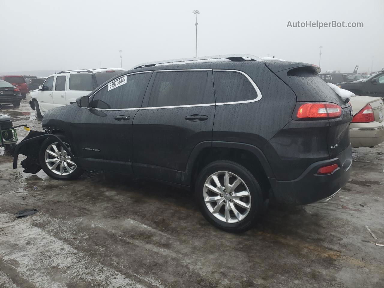 2016 Jeep Cherokee Limited Black vin: 1C4PJMDS8GW140206