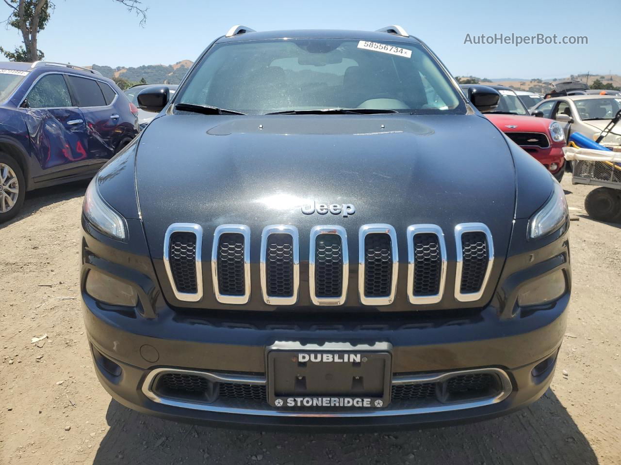 2014 Jeep Cherokee Limited Black vin: 1C4PJMDS9EW149963