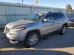 2014 Jeep Cherokee Limited Silver vin: 1C4PJMDS9EW150028