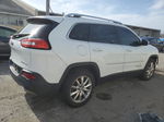 2014 Jeep Cherokee Limited White vin: 1C4PJMDS9EW156556