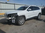 2014 Jeep Cherokee Limited White vin: 1C4PJMDS9EW156556