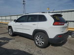 2014 Jeep Cherokee Limited White vin: 1C4PJMDS9EW156556