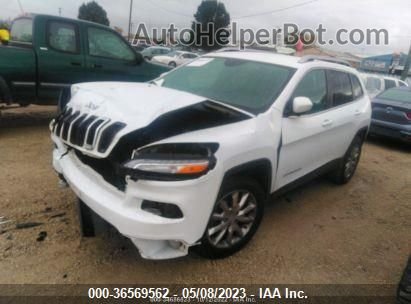 2015 Jeep Cherokee Limited White vin: 1C4PJMDS9FW668755