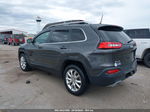 2016 Jeep Cherokee Limited Gray vin: 1C4PJMDS9GW170606