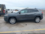 2016 Jeep Cherokee Limited Gray vin: 1C4PJMDS9GW170606