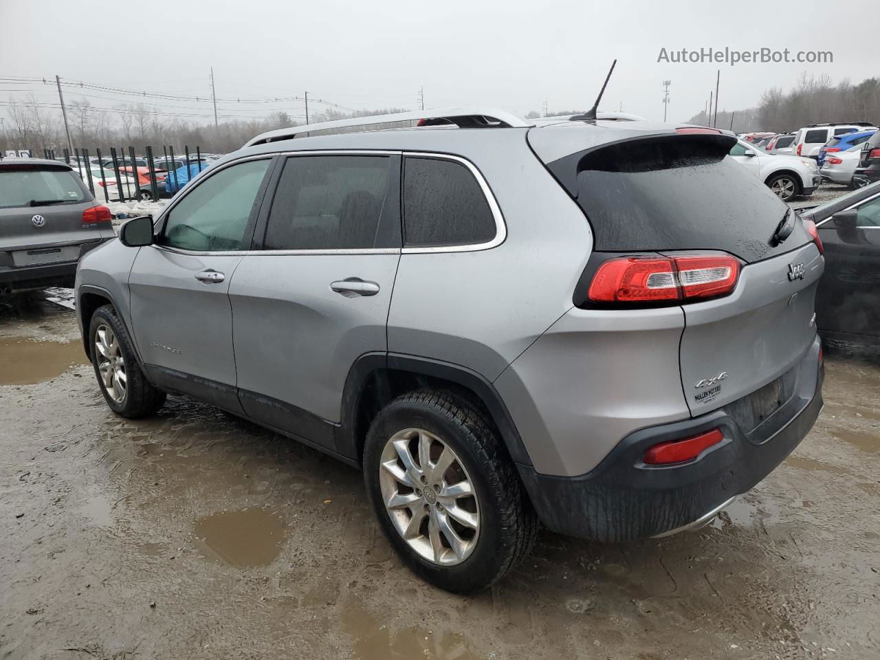 2014 Jeep Cherokee Limited Gray vin: 1C4PJMDSXEW174533