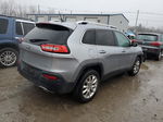 2014 Jeep Cherokee Limited Gray vin: 1C4PJMDSXEW174533