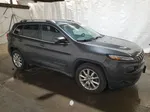 2014 Jeep Cherokee Limited Gray vin: 1C4PJMDSXEW189694