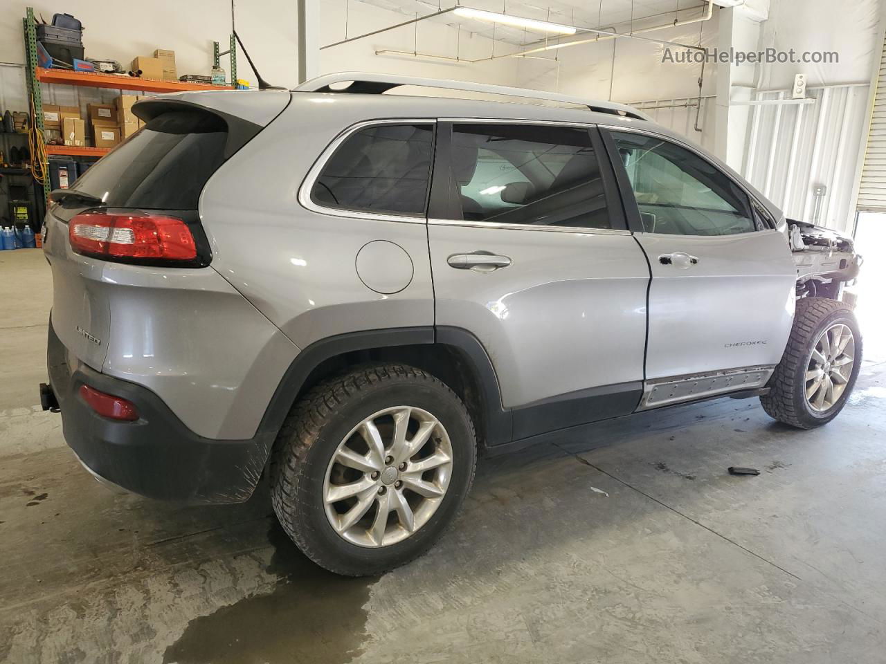 2015 Jeep Cherokee Limited Gray vin: 1C4PJMDSXFW653679