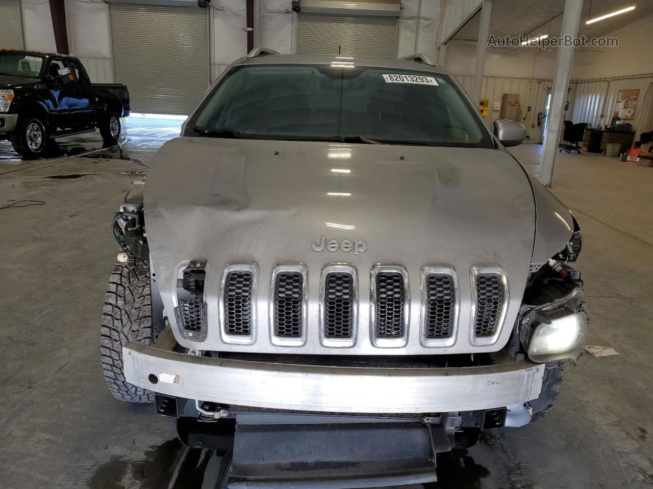 2015 Jeep Cherokee Limited Серый vin: 1C4PJMDSXFW653679