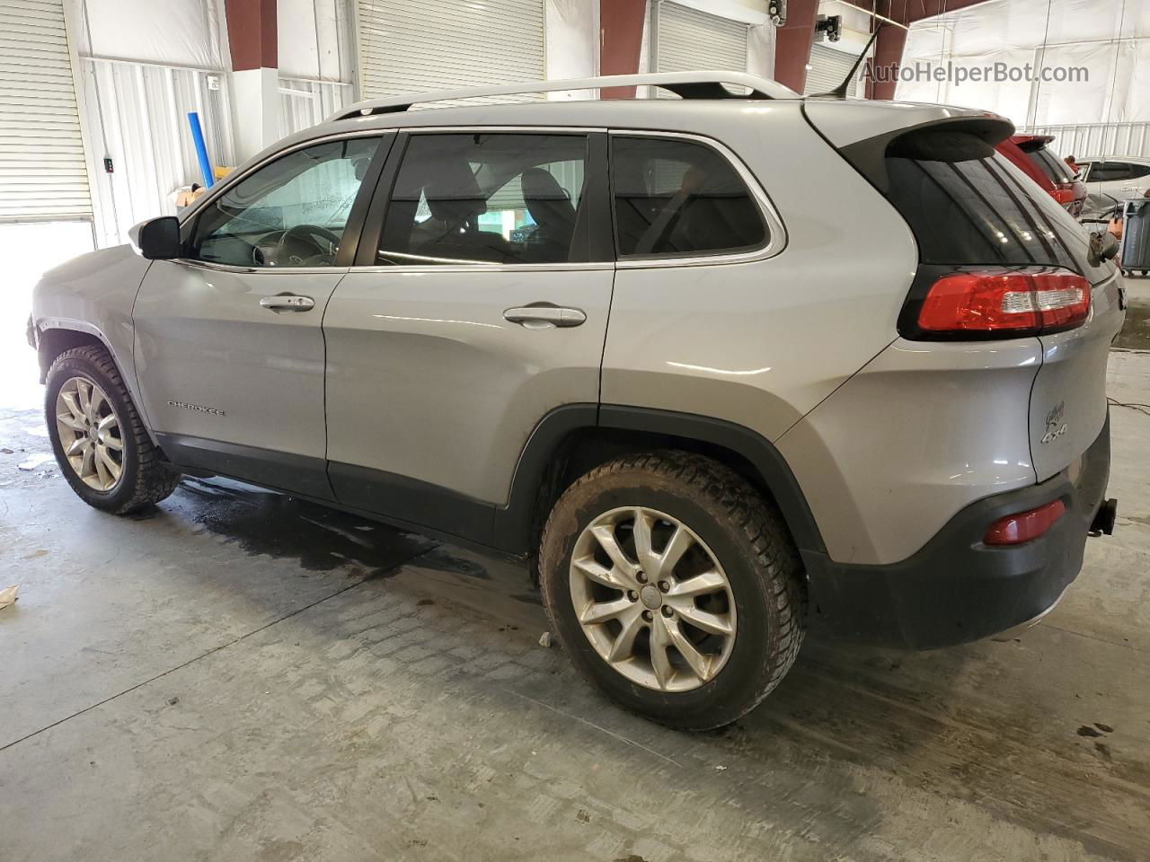 2015 Jeep Cherokee Limited Серый vin: 1C4PJMDSXFW653679