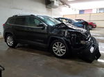 2015 Jeep Cherokee Limited Black vin: 1C4PJMDSXFW713525