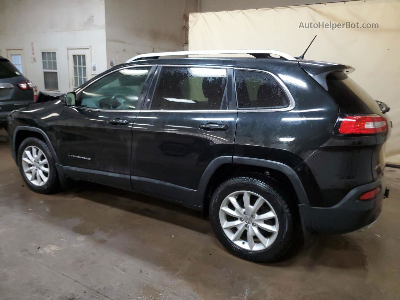 2015 Jeep Cherokee Limited Black vin: 1C4PJMDSXFW713525