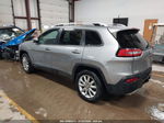 2016 Jeep Cherokee Limited Gray vin: 1C4PJMDSXGW183378