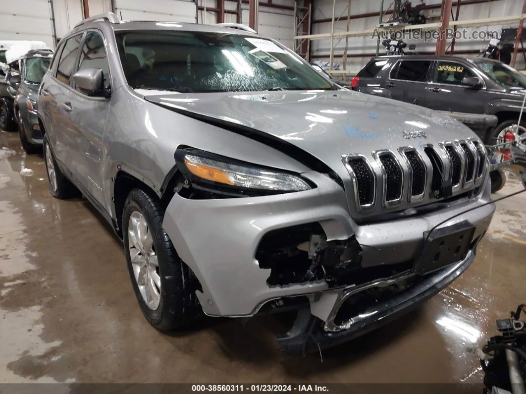 2016 Jeep Cherokee Limited Gray vin: 1C4PJMDSXGW183378