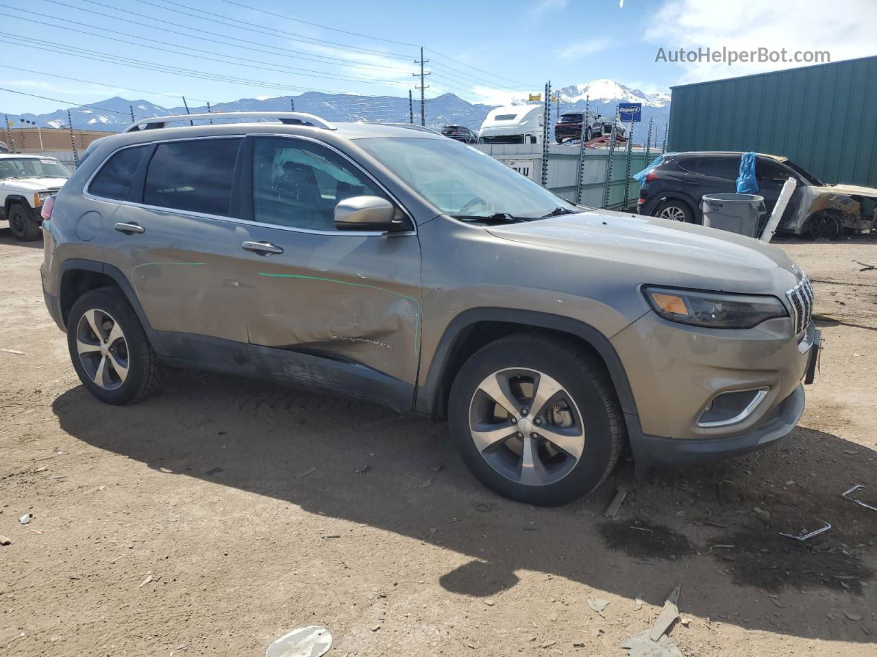 2019 Jeep Cherokee Limited Gold vin: 1C4PJMDX0KD198259