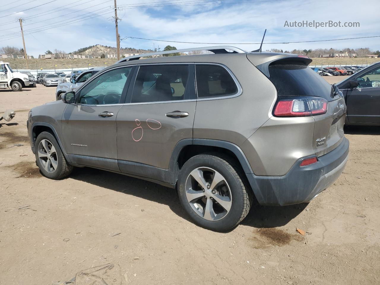 2019 Jeep Cherokee Limited Gold vin: 1C4PJMDX0KD198259