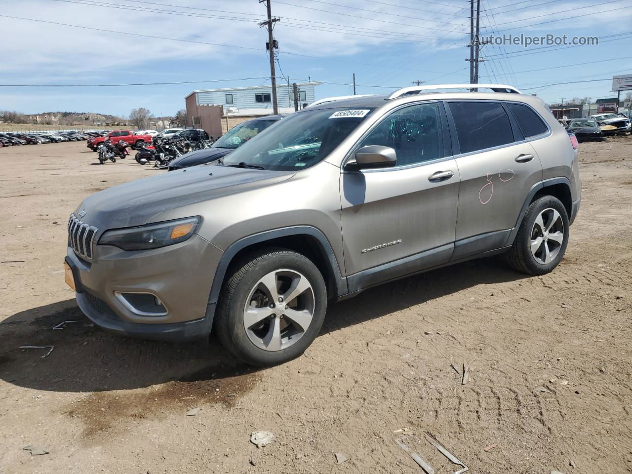 2019 Jeep Cherokee Limited Gold vin: 1C4PJMDX0KD198259